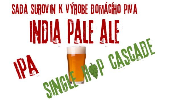 Sada surovin India Pale Ale - single hop Cascade