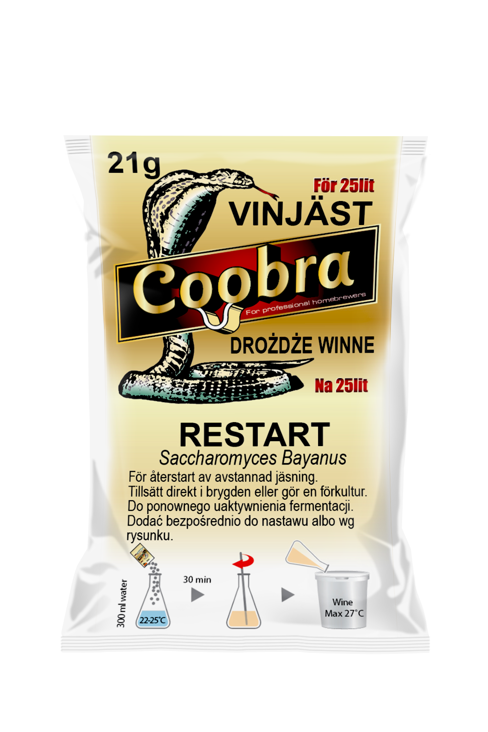 Kvasinky Coobra Restart 21g