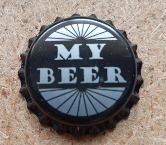 Korunkové zátky 26mm pivní s potiskem My Beer 50ks